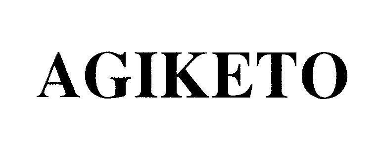 Mẫu nhãn hiệu AGIKETO