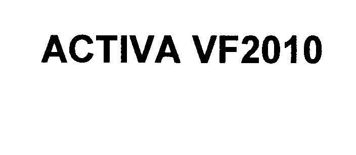 Mẫu nhãn hiệu ACTIVA VF2010