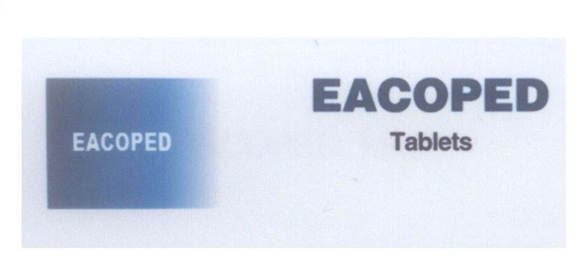 Mẫu nhãn hiệu EACOPED Tablets