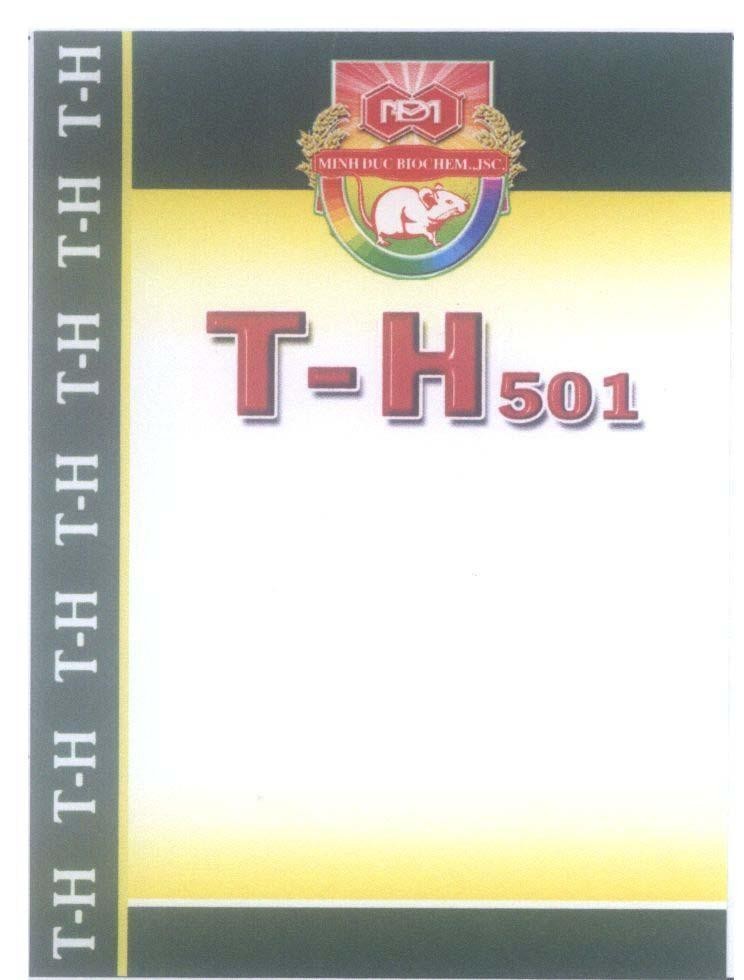 Mẫu nhãn hiệu T-H 501 MD MINH DUC BIOCHEM., JSC