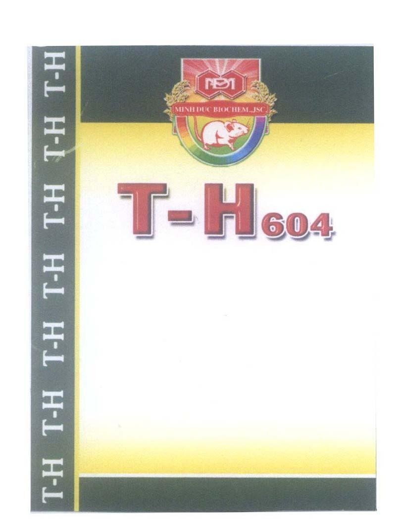 Mẫu nhãn hiệu T-H 604 M D MINHDUC BIOCHEM., JSC