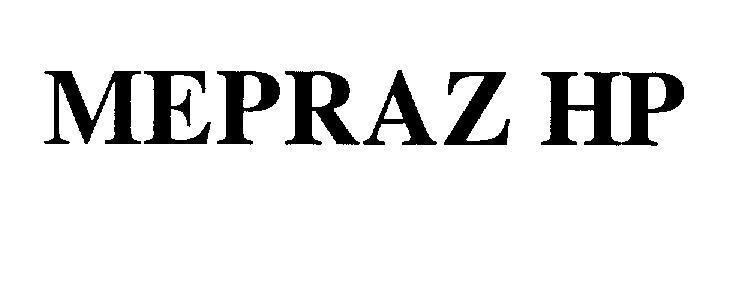 Mẫu nhãn hiệu MEPRAZ HP