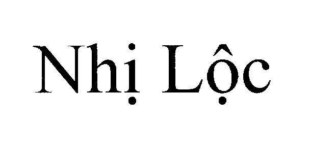 Mẫu nhãn hiệu Nhị Lộc