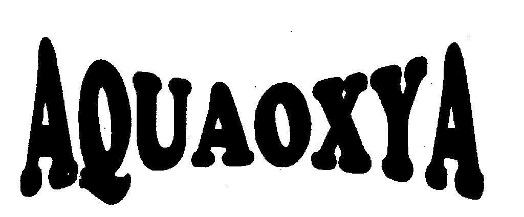 Mẫu nhãn hiệu AQUAOXYA