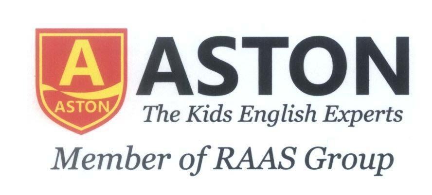 Mẫu nhãn hiệu A ASTON The Kids English Experts Member of RAAS Group