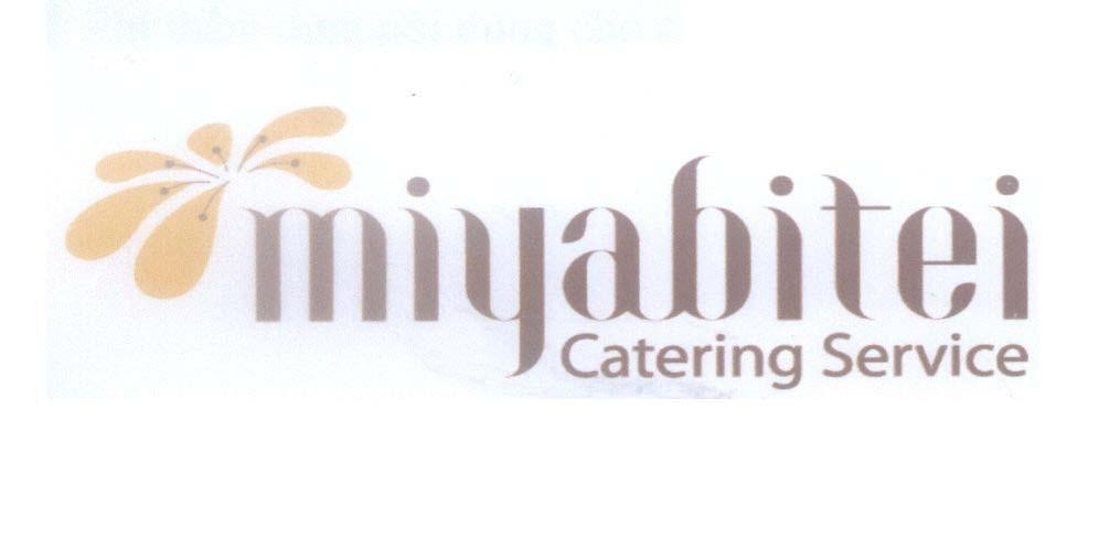 Mẫu nhãn hiệu Miyabitei Catering Service