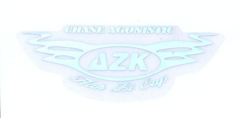 Mẫu nhãn hiệu AZK CHASE AGONISTIC Har Bi Cap