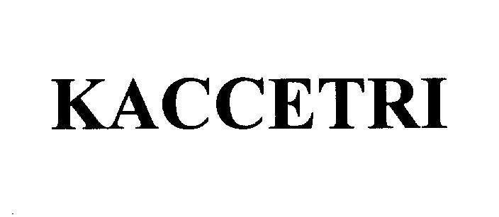Mẫu nhãn hiệu KACCETRI