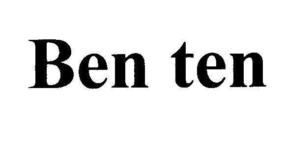 Mẫu nhãn hiệu Ben ten