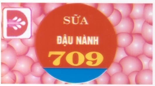 Mẫu nhãn hiệu Sữa Đậu Nành 709