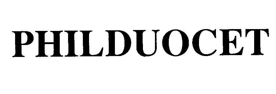 Mẫu nhãn hiệu PHILDUOCET