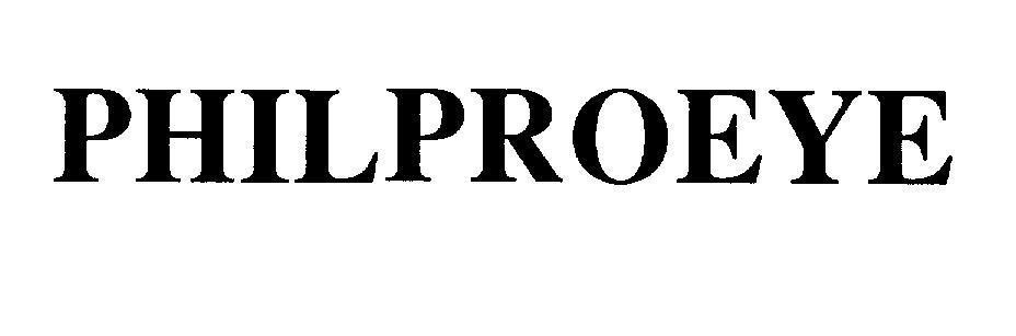 Mẫu nhãn hiệu PHILPROEYE