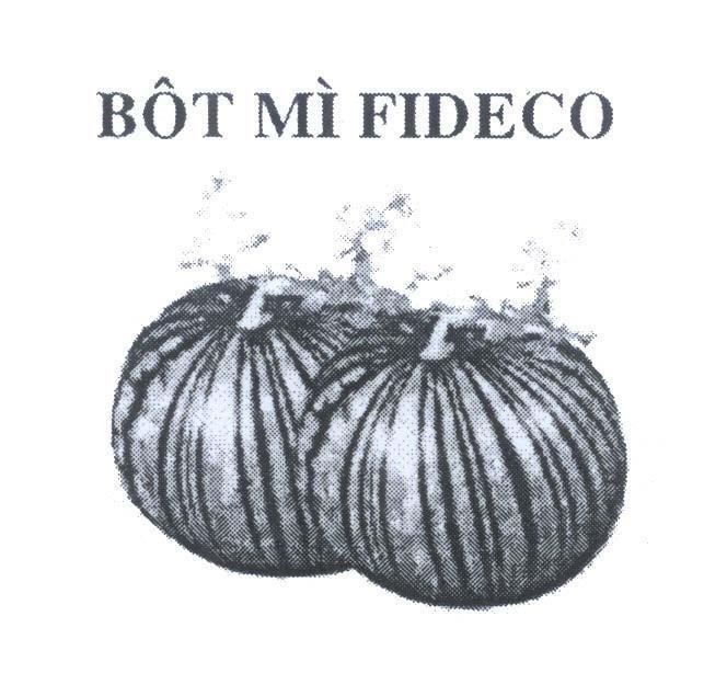 Mẫu nhãn hiệu Bôt Mì FIDECO