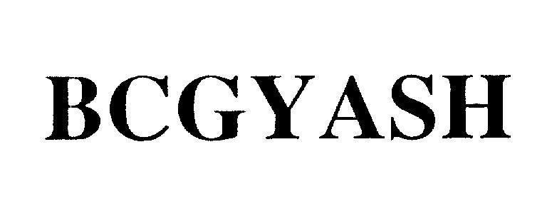 Mẫu nhãn hiệu BCGYASH