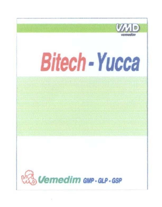 Mẫu nhãn hiệu VMD Bitech - Yucca Vemedim GMP - GLP - GSP