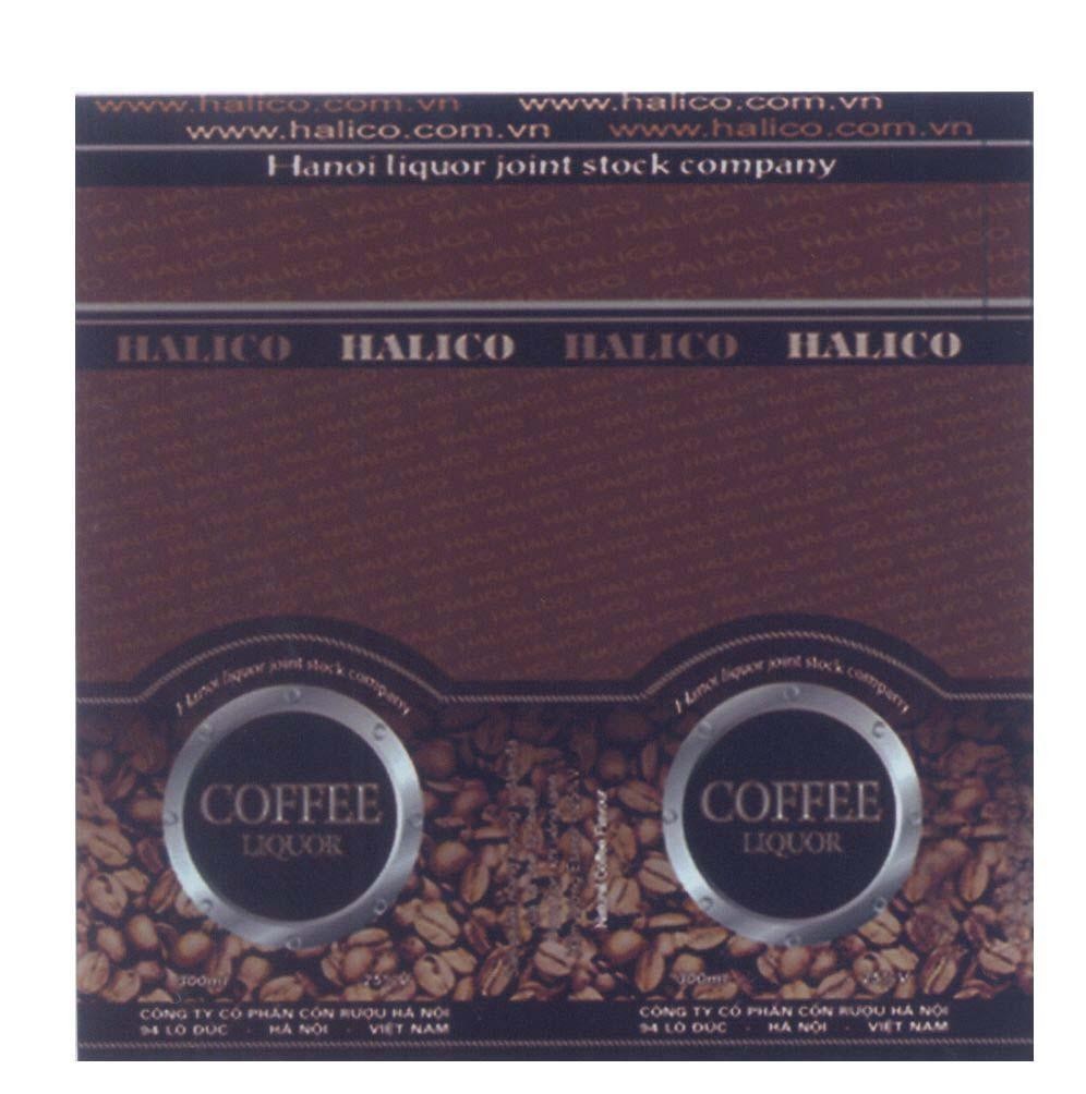 Mẫu nhãn hiệu HALICO COFFEE LIQUOR Hanoi liquor joint stock company Công Ty Cổ Phần Cồn Rượu Hà Nội www.halico.com.vn