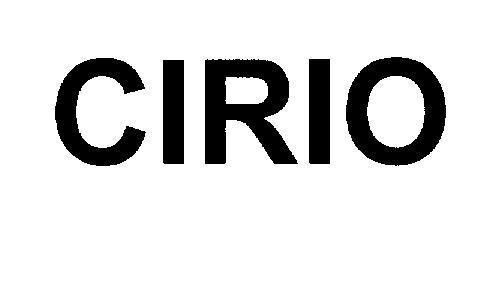 Mẫu nhãn hiệu CIRIO