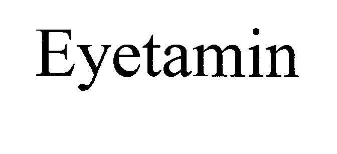Mẫu nhãn hiệu Eyetamin