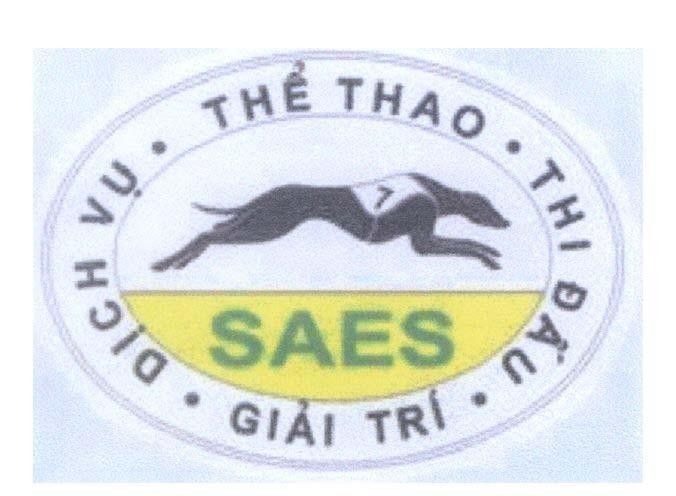 Mẫu nhãn hiệu SAES Dịch Vụ Thi Đấu Thể Thao Giải Trí