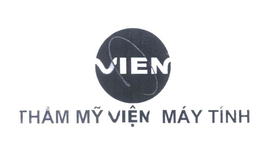 Mẫu nhãn hiệu VIEN Thẩm Mỹ Viện Máy Tính