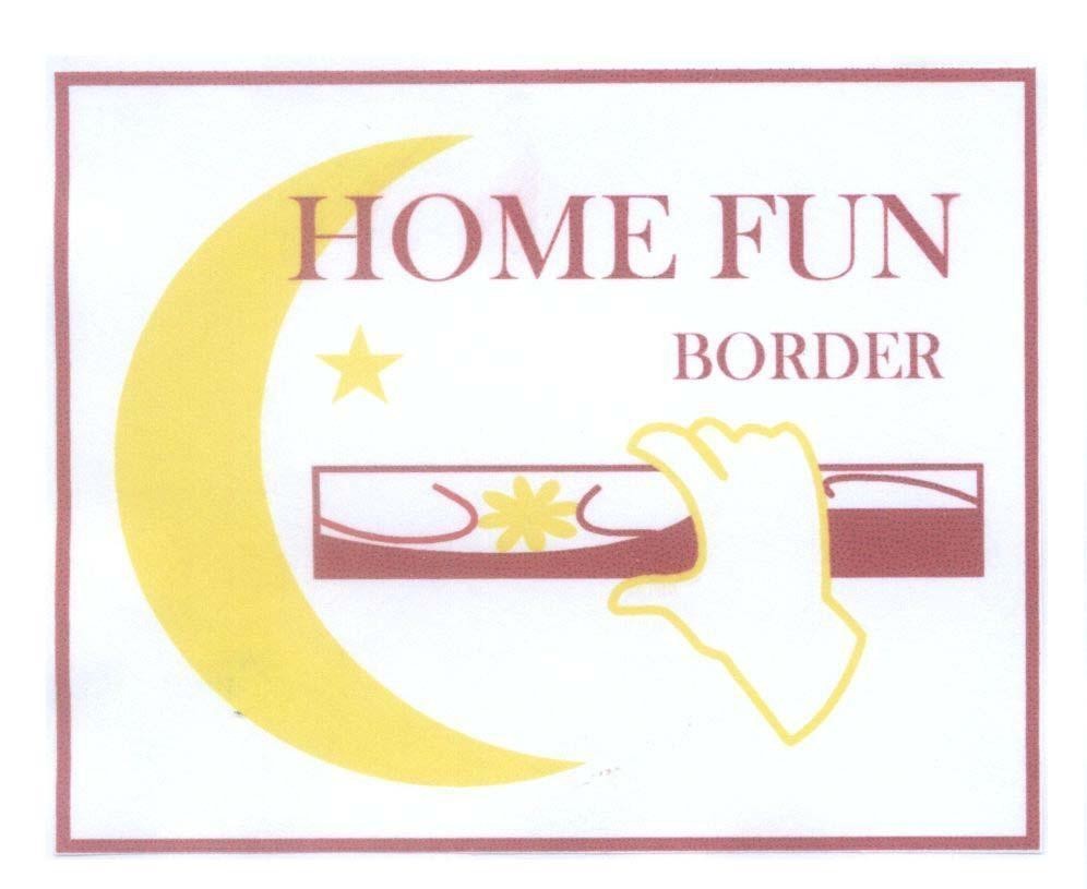 Mẫu nhãn hiệu HOME FUN BORDER