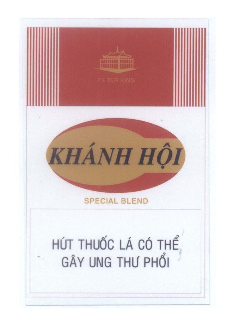 Mẫu nhãn hiệu Khánh Hội SPECIAL BLEND FILTER KING Hút Thuốc Lá Có Thể Gây Ung Thư Phổi
