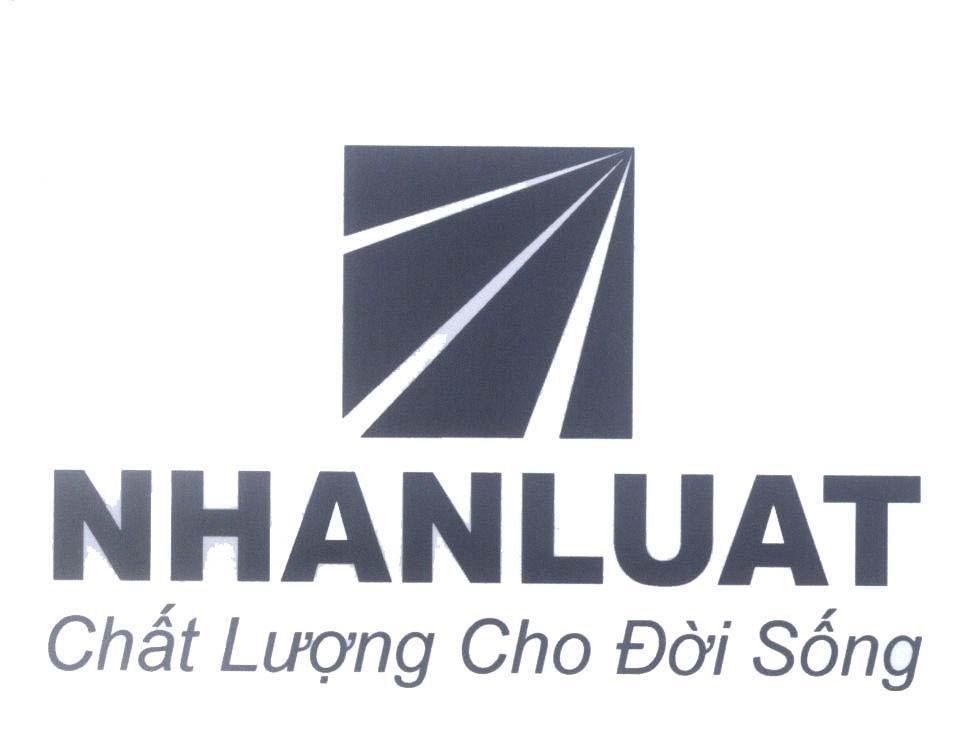 Mẫu nhãn hiệu NHANLUAT Chất Lượng Cho Đời Sống