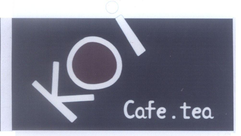 Mẫu nhãn hiệu KOI Cafe. tea