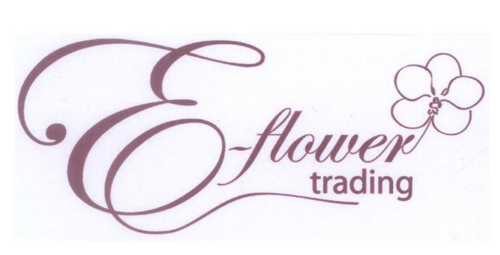 Mẫu nhãn hiệu E-flower trading