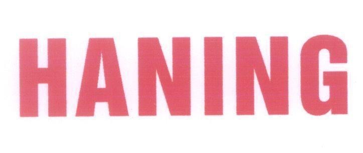 Mẫu nhãn hiệu HANING