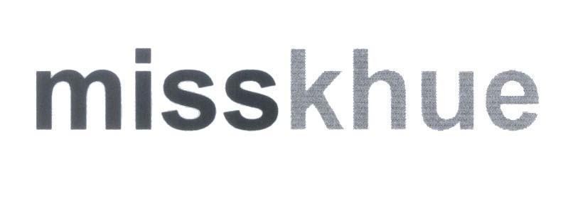 Mẫu nhãn hiệu misskhue