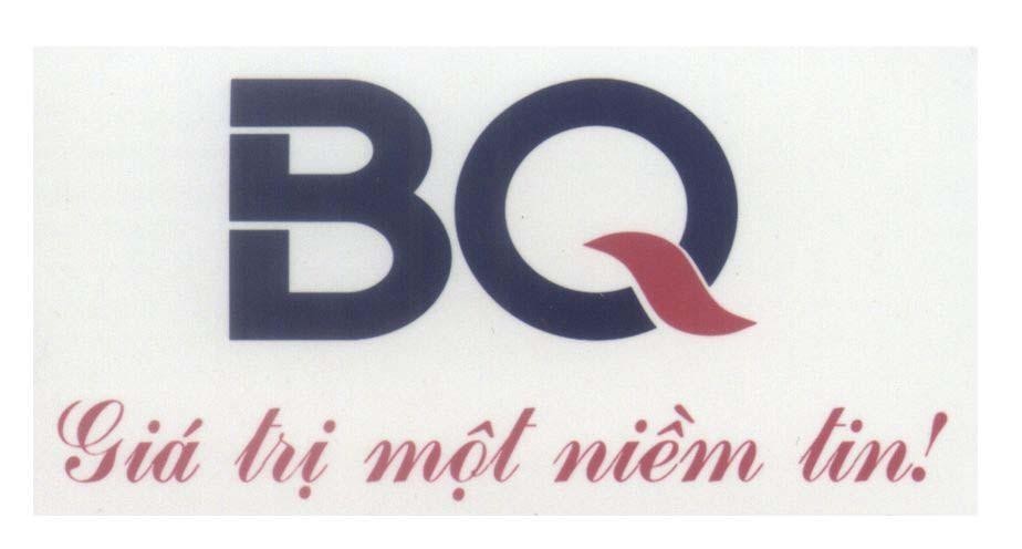 Mẫu nhãn hiệu BQ Giá trị một niềm tin !