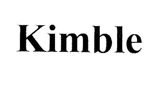 Mẫu nhãn hiệu Kimble