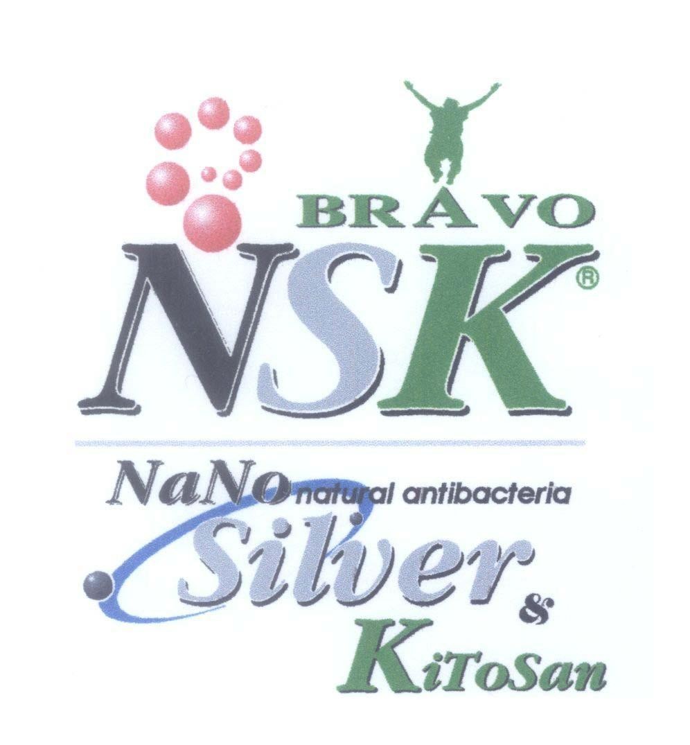 Mẫu nhãn hiệu BRAVO NSK NaNo natural antibacteria Silver & KiToSan