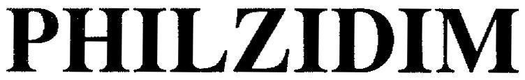 Mẫu nhãn hiệu PHILZIDIM