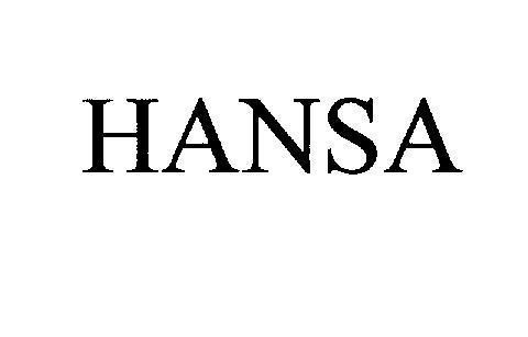 Mẫu nhãn hiệu HANSA