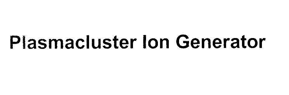 Mẫu nhãn hiệu Plasmacluster Ion Generator