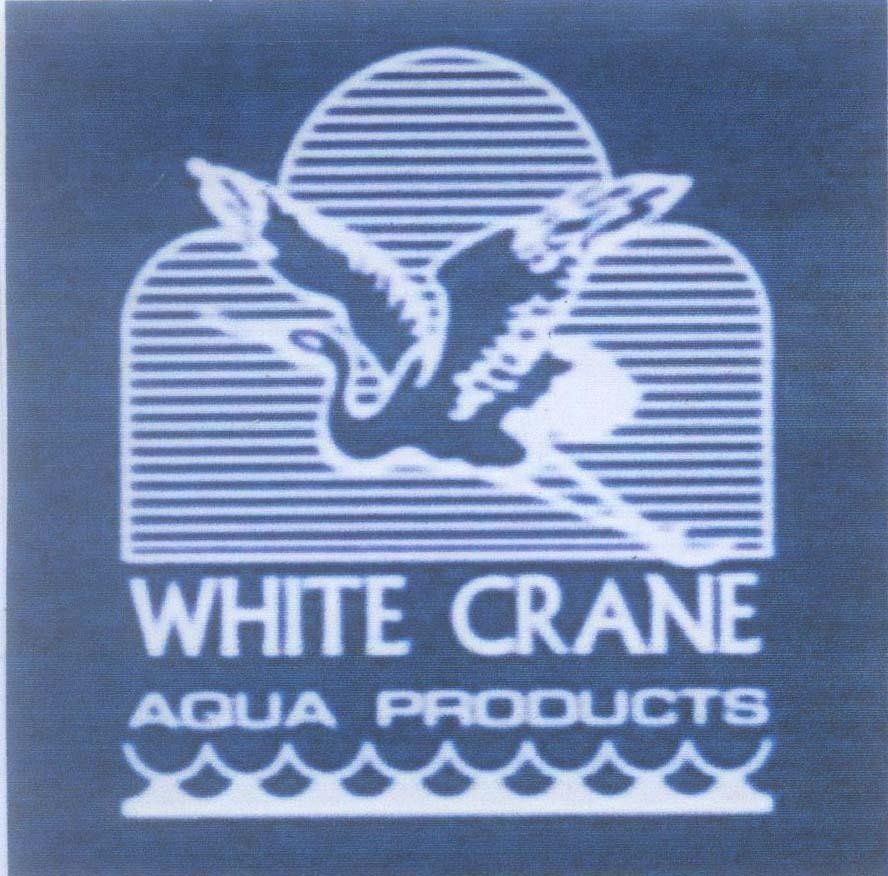 Mẫu nhãn hiệu WHITE CRANE AQUA PRODUCTS