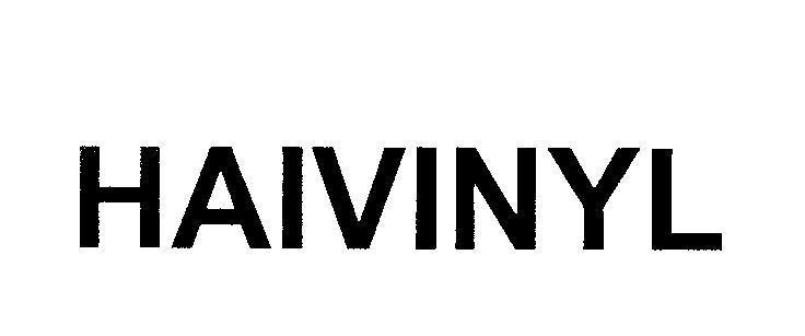 Mẫu nhãn hiệu HAIVINYL