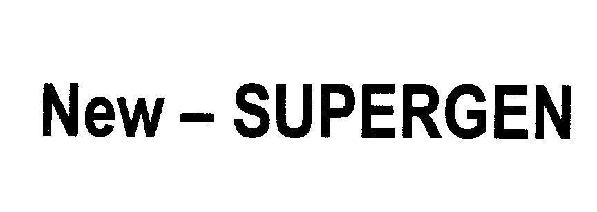 Mẫu nhãn hiệu New - SUPERGEN