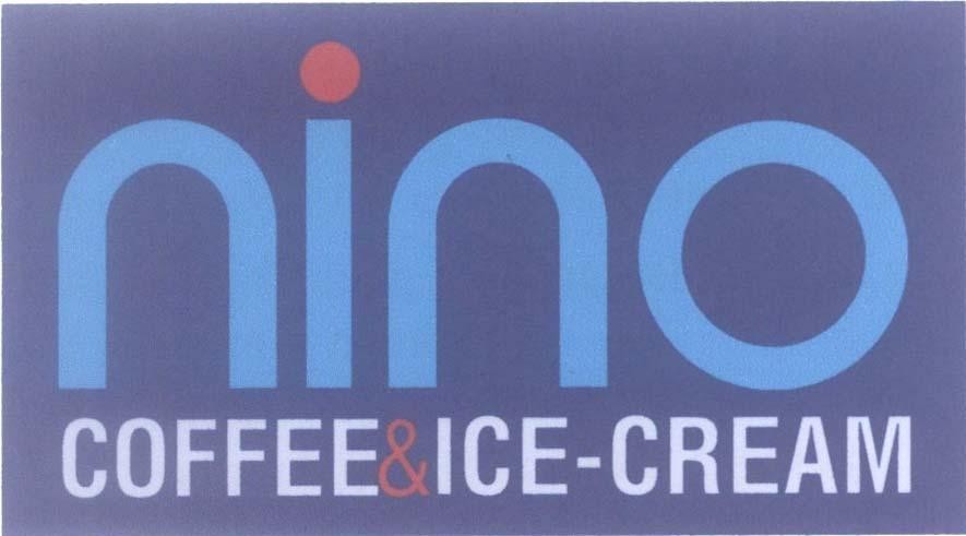 Mẫu nhãn hiệu nino COFFEE & ICE - CREAM