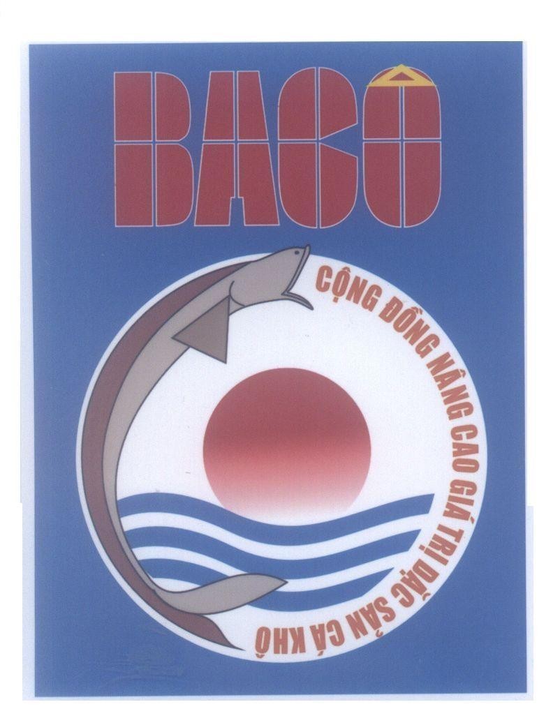 Mẫu nhãn hiệu BACÔ Cộng Đồng Nâng Cao Giá Trị Đặc Sản Cá Khô