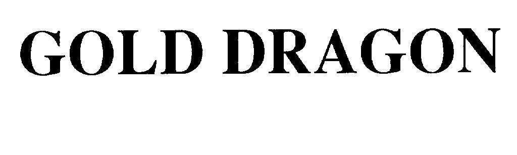 Mẫu nhãn hiệu GOLD DRAGON
