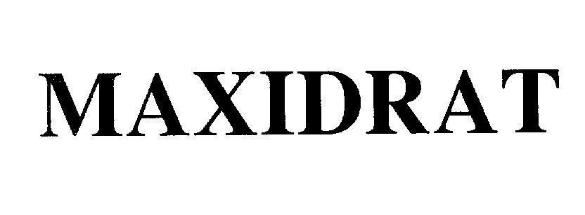 Mẫu nhãn hiệu MAXIDRAT