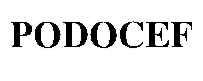 Mẫu nhãn hiệu PODOCEF