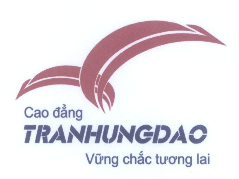 Mẫu nhãn hiệu Cao đẳng TRANHUNGDAO Vững chắc tương lai
