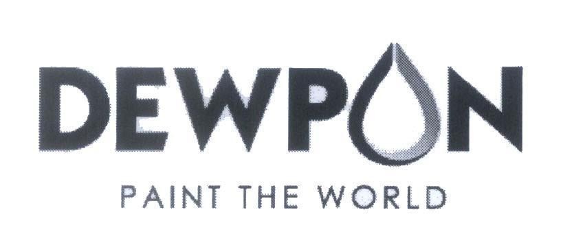 Mẫu nhãn hiệu DEWPON PAINT THE WORLD