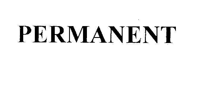 Mẫu nhãn hiệu PERMANENT