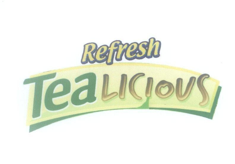 Mẫu nhãn hiệu Refresh Tea LICIOUS