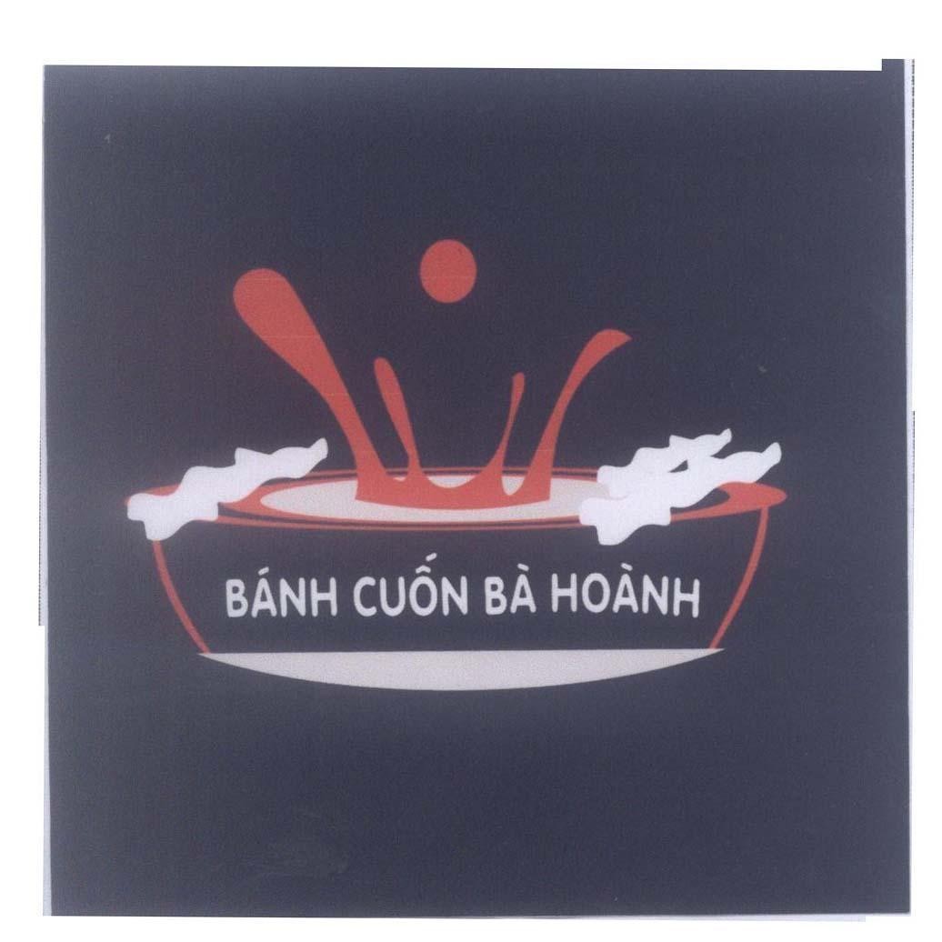 Mẫu nhãn hiệu Bánh Cuốn Bà Hoành